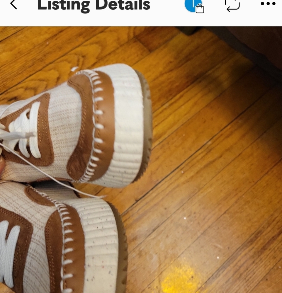 Universal Threads Perephone Tan Sneakers Size 8 - Picture 11 of 12